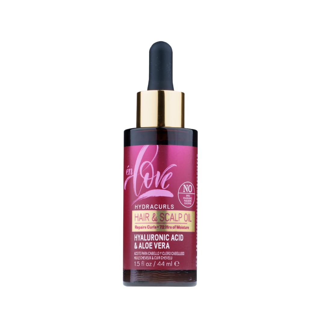 Amazon.com: én Love HydraCurls Hair & Scalp Oil – With Hyaluronic